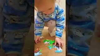 собираемся пазлы 2.4 года