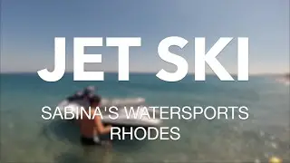 Jet Ski fun in Rhodes
