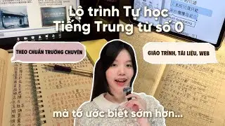 Bí kíp tự học tiếng Trung từ số 0 - tất tần tật lộ trình & tài liệu mình đã dùng 