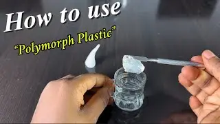 DIY How To Use Polymorph Plastic! 🔥 Transform, Mold, and Create Anything! #sfxmakeup #viralcontent