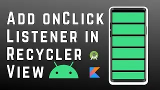 RecyclerView onClickListener | RecyclerView on item click open new activity | RecyclerView onClick