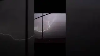 Powerful LIGHTNING Strike ⚡⚡ || Thunder Lightning 😱 #shorts