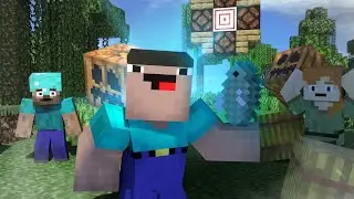 Alex and Steve life - Battle training to NOOB (Minecraft Animation)