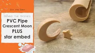 Making a Crescent Moon with PVC pipes - how I line the PVC moulds plus other tips!