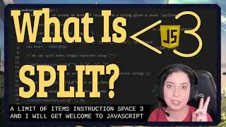 What is the .SPLIT String Method? | JavaScript in LESS-THAN 3 Minutes | Beginner JavaScript Series