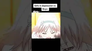 Girls depression vs Boys depression
