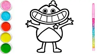 Let's draw and color Sheriff Toadster from garten of banban!