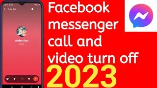 How to disable audio video call on messenger 2023 | disable audio video call facebook messenger