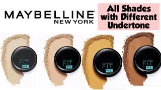 MAYBELLINE FIT ME COMPACT 9 SHADES EQUIVALENT SHADES of MAYBELLINE FIT ME FOUNDATION WITH UNDERTONES