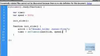 Create jquery banner rotator part 3