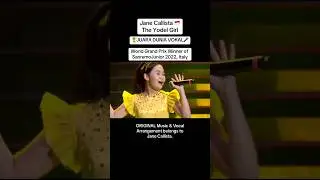 Jane Callista GRAND PRIX WINNER SanremoJunior Word Finals 2022. Aransemen musik & vokal milik JaneC.