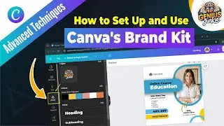 How to Easily Set Up and Use Canva's Brand Kit | Genius Junkie