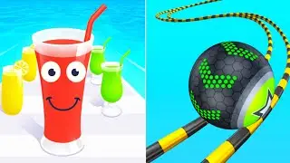 Going Balls vs Juice Run 3D / Satisfying Mobile Games Update