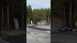 Жесткий крэш Ford Sierra Антона Фикса на третьем этапе ULD GETPETROL DRIFT CUP 2023 