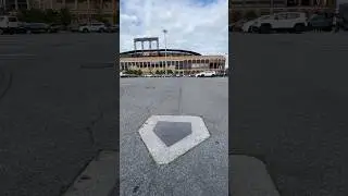 The site of Shea Stadium outside Citi Field 