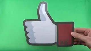 LIKE BUTTON GREEN SCREEN EFFECT #1