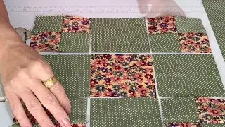 Ideia Incrível em Patchwork com Retalhos de Tecidos 🥰