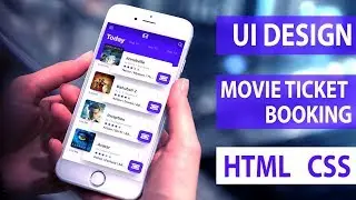 Build A Movie Ticket Booking App In Just 10 Minutes With HTML CSS Speed Coding with Source Code