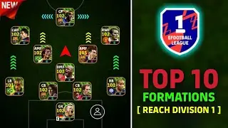 Top 10 Hidden Formations Update In eFootball 2024 Mobile || 4-2-4 Formation Available 🤔!?