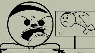 Art school rejects Adolf ( simple comic animation)