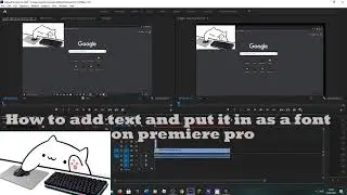 How to add Text/Font On Premiere Pro/pr(tutorial)