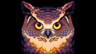 Pixelart Owl Process
