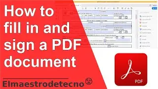 How to fill and sign a PDF with Adobe Reader