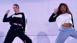 Taylor Hatala, Kyndall Harris kyntay “press” Cardi b choreography by jojo Gomez