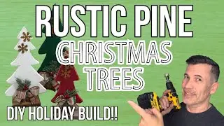 🎄 DIY Rustic Christmas Trees | Easy DIY Woodworking Project! 🎄
