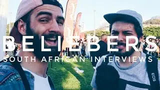Interviewing South African BELIEBERS || JB's UNDIES, LOST TICKETS & JB's HAIR CLIPPINGS