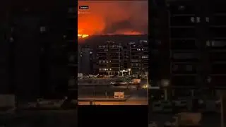 Çanakkalede son durum yangın evlere çok yaklaştı