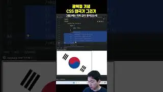 광복절 기념 CSS로 태극기 그리기(1분 요약, Grid & Flex 적극 활용)