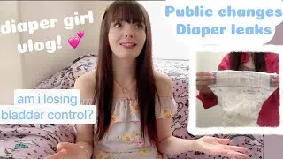 Diapered 24/7 for a whole week! (Am I losing continence?) ABDL Vlog