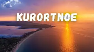 Генеральские пляжи с квадрокоптера Курортное Крым озеро Чокрак / Crimea 2021