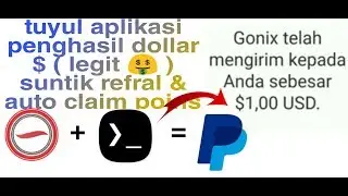 Tuyul aplilasi penghasil dollar legit Suntik refral & auto claim points - Termux