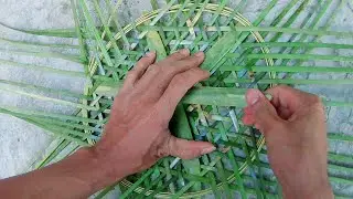 Traditional how to make basket beautiful