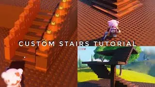How To Build Custom Stairs In Lego Fortnite - Spiral, Corner & Handrails #LegoFortnite