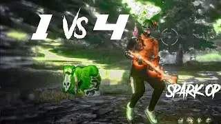 1 vs 4 AWM GAMEPLAY | SPARK OP | iPAD GAMEPLAY