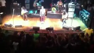 Moi of Tomorrow's Bad Seeds breaking on stage at House of b