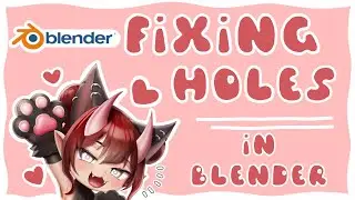 (EASY) How to Fill Holes/Neck Holes in Blender || VRChat Blender Avatar Tutorial