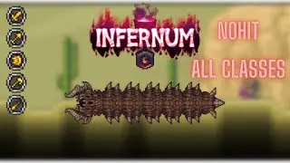 Terraria Calamity: Desert Scourge  Infernum Mode No Hit All Classes