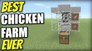 Minecraft Bedrock - BEST CHICKEN FARM 🐔 Automatic🥚 Tutorial - PS4 , MCPE , Xbox , Windows & Switch