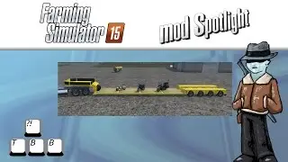 Farming Simulator 15 Mod Spotlight - Doll Low Loader vs DerTebbers