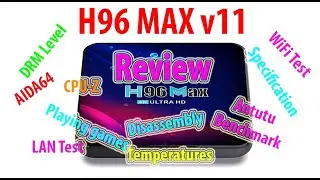 H96 Max v11 Review Test Tv Box Rk3318 4GB 32GB Android 11