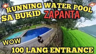 BUKID NA MAY  RUNNING WATER NA POOL DITO LANG YAN SA ZAPANTA ANTIPOLO RESORT