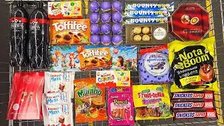 ASMR | A Lot of New Candy, Toffifee, Mamba, Bounty, Snickers, Fruit-tella, Kinder Maxi, Nota Boom