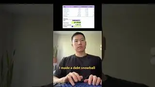 Debt snowball google sheet template