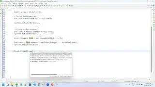 sum the list of elements using java 8