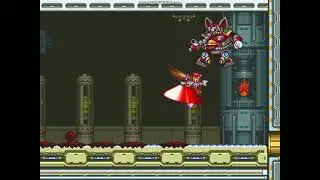 アクションゲームツクールMV ロックマンX2ソウルイレイザー -アイリス- バーニン・ナウマンダーの動き Mega Man Xtreme 2 -Iris- Flame Mammoth Test