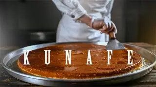Kunafa - Arabic Sweet Dessert - كنافة بالجبنة